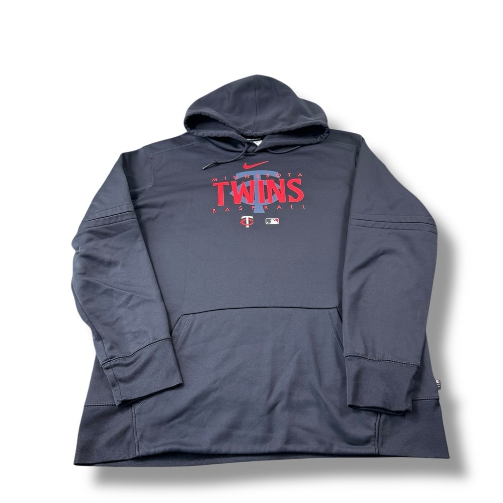 Nike MLB Authentic Minnesota Twins Player-Issued Therma-Fit Pullover Hoodie XL